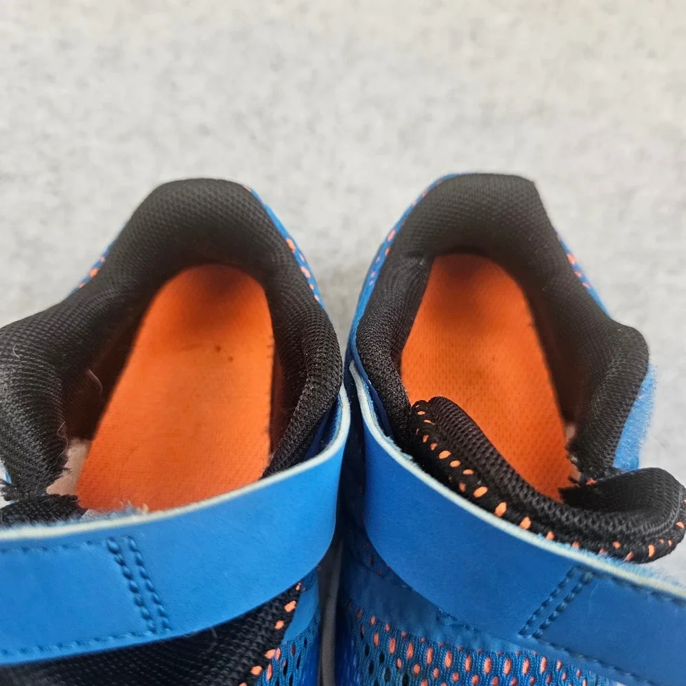 NIKE FREE RN TD |Toddler Shoes Size 5C Blue Orange Running Sneakers